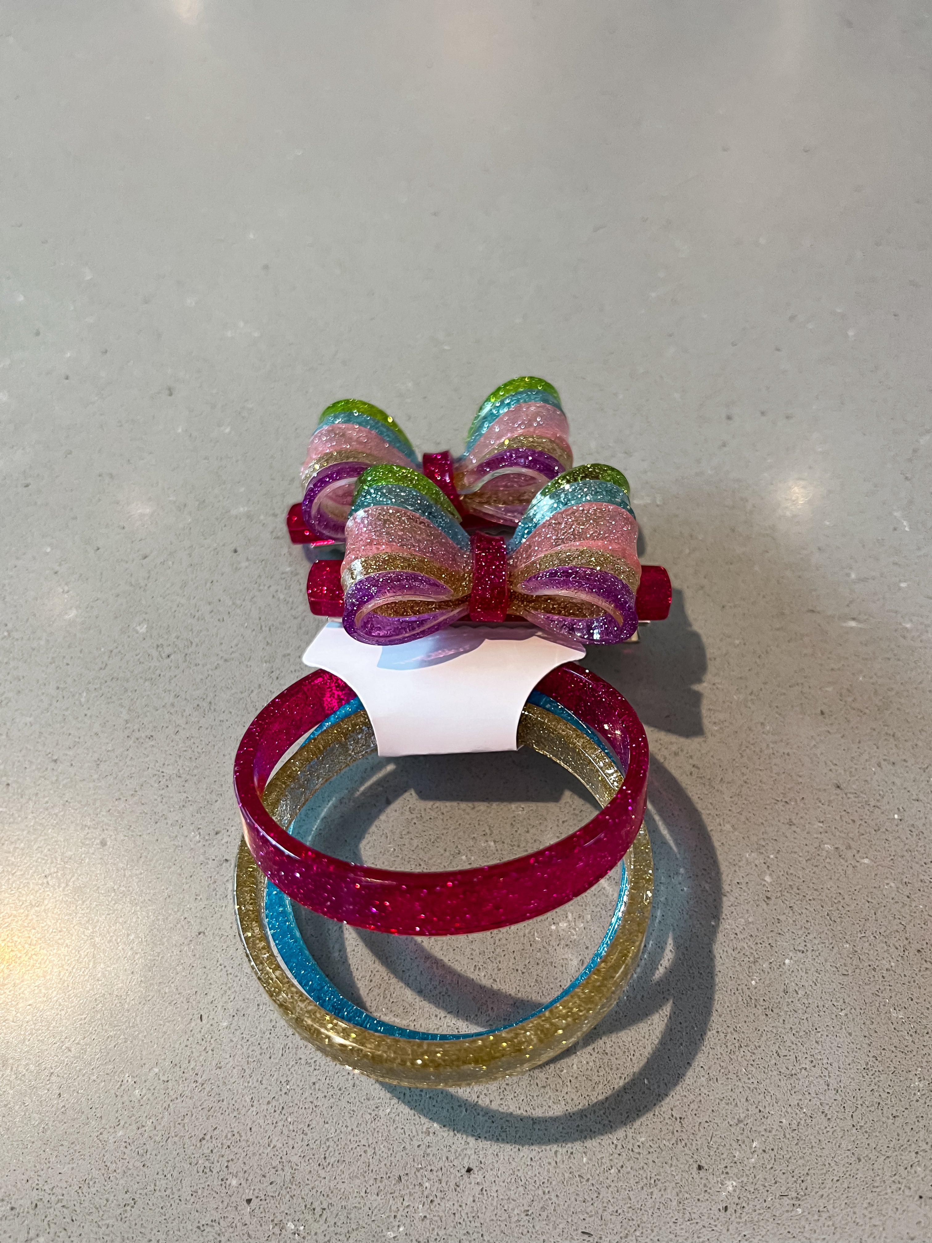Multicolor bracelet set of 3