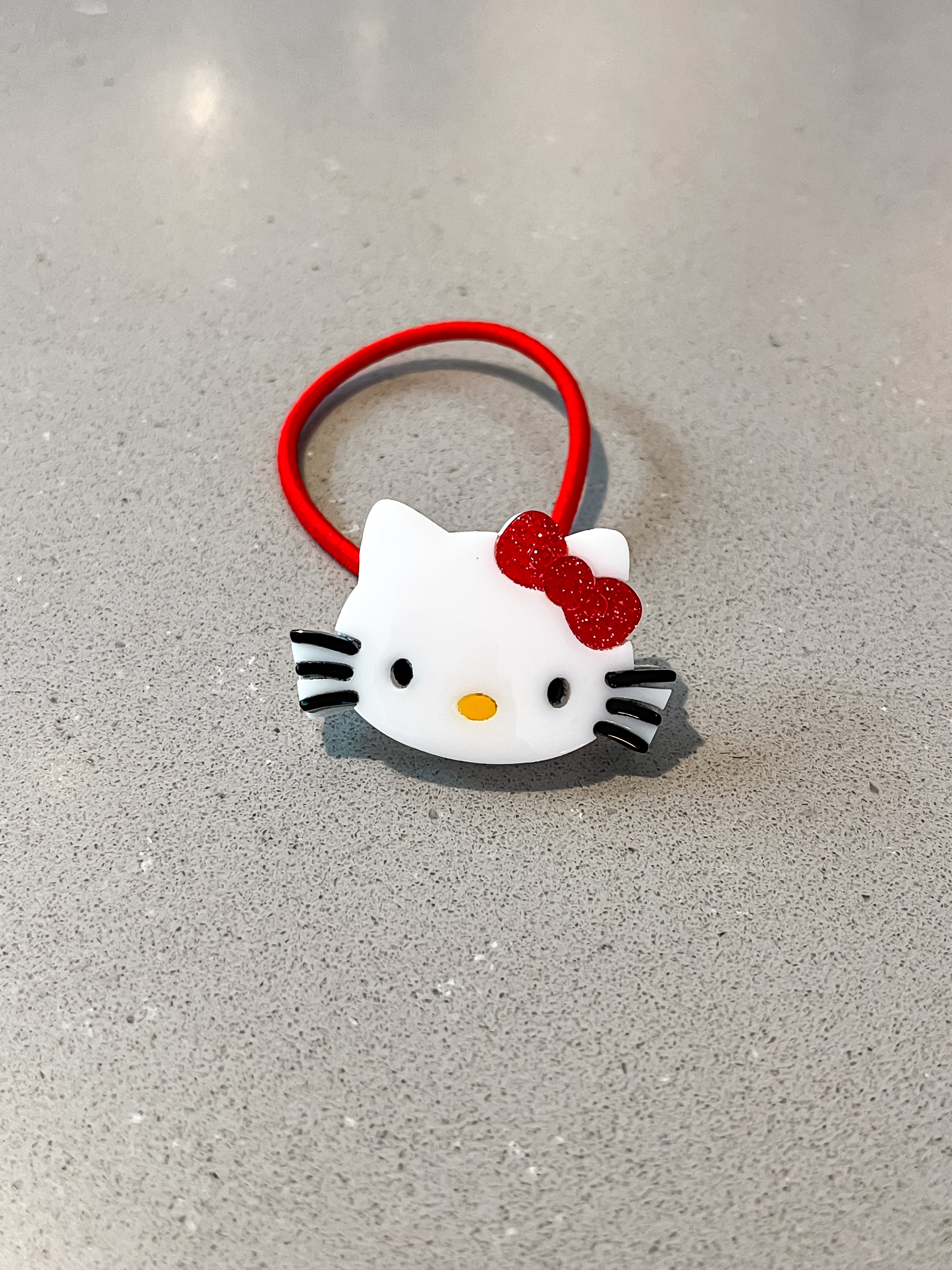 Hello Kitty acrylic hair tie