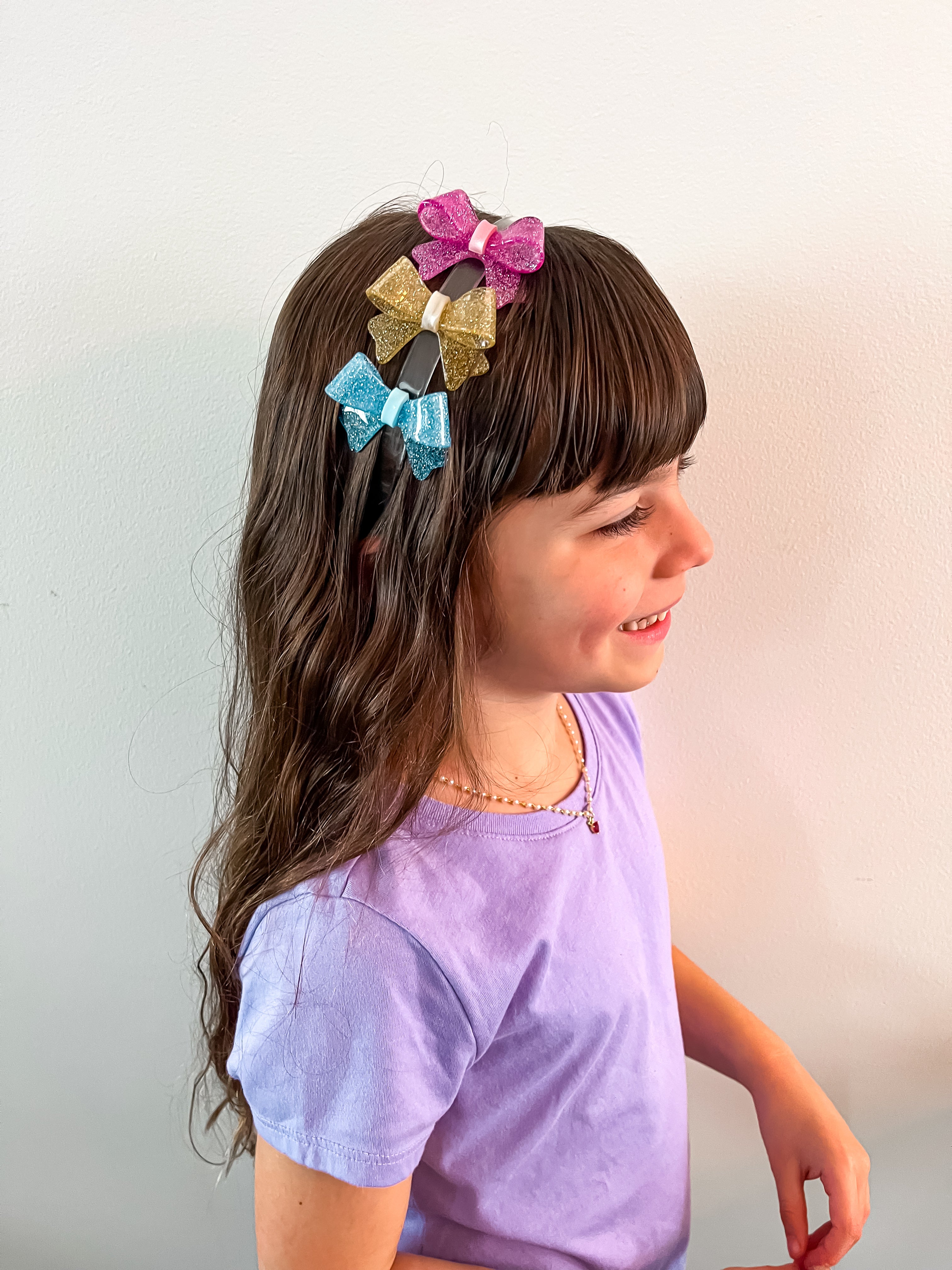 3 Bows Acrylic Headband