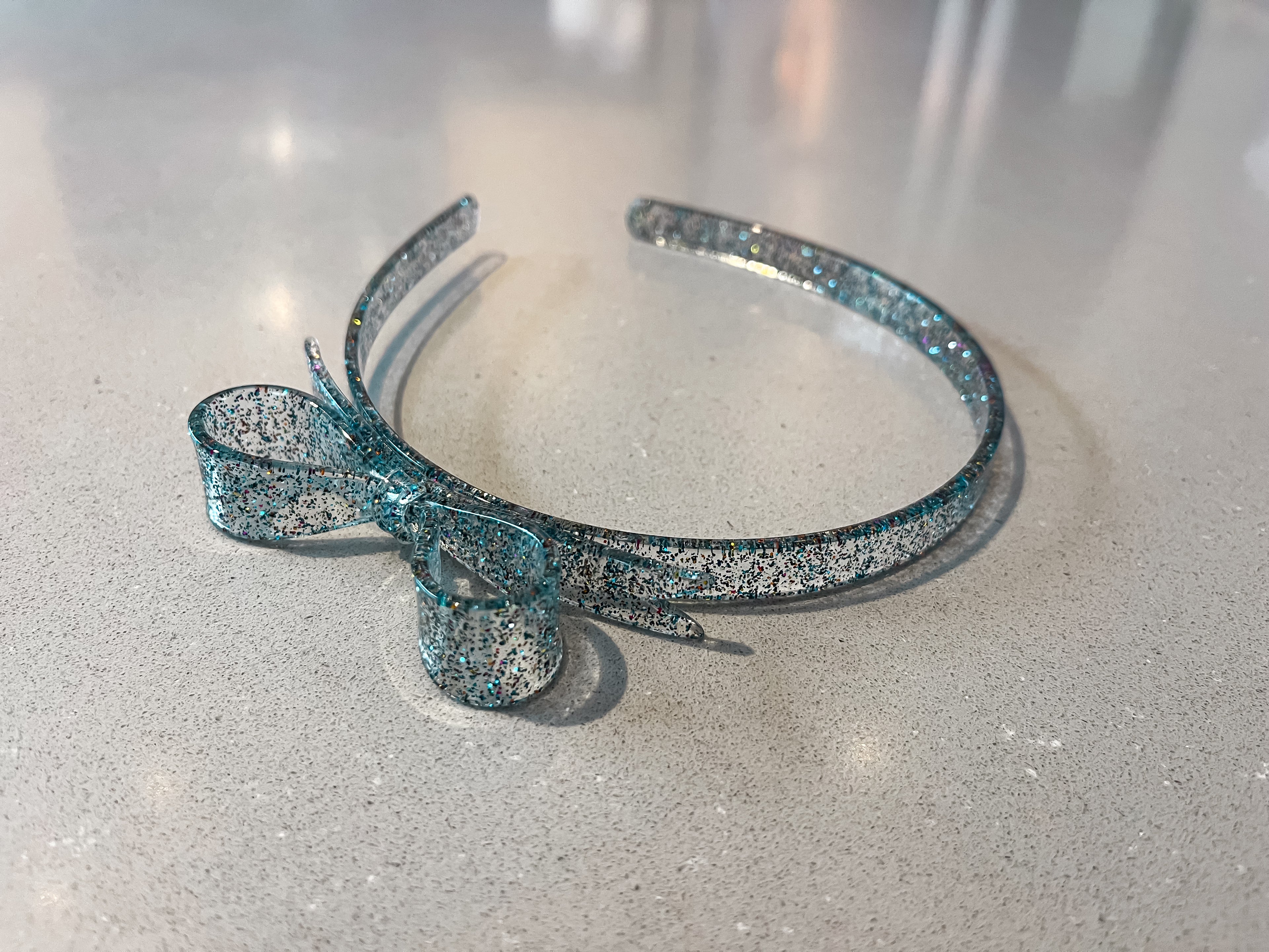 Acrylic Small Bow Headband