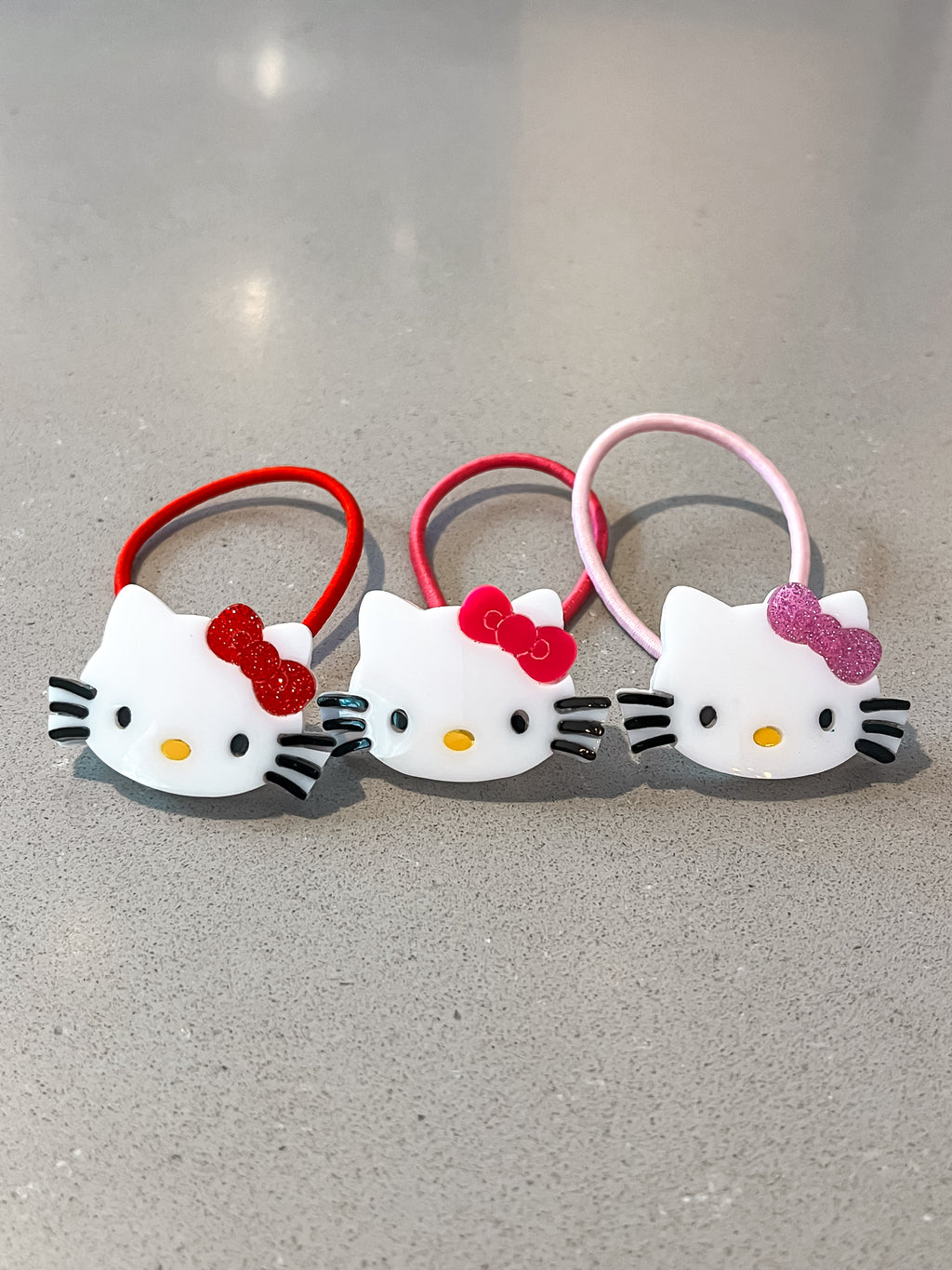 Hello Kitty acrylic hair tie